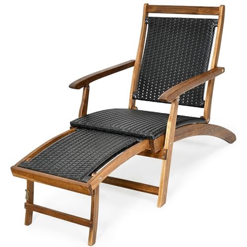 RELAX4LIFE Patio Chaise Lounge Chair