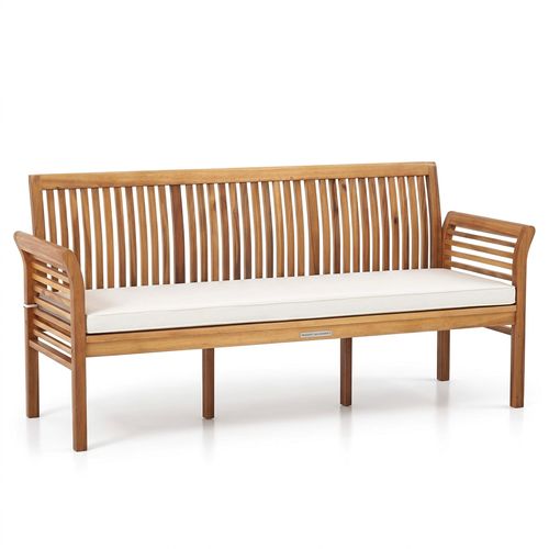 RELAX4LIFE 62.5 inch Outdoor Bench Acacia Wood