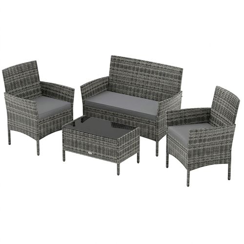 RELAX4LIFE 4-Piece Patio Furniture Set