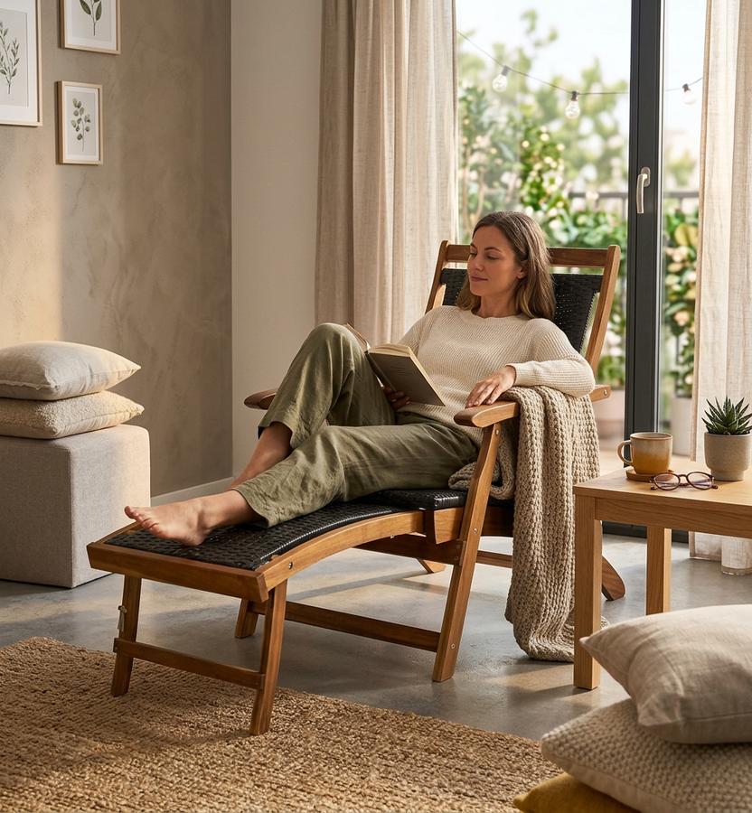 Chaise lounge by the pool